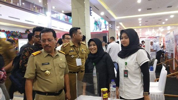 Sekda Makassar Kunjungi Tenant Job Fair