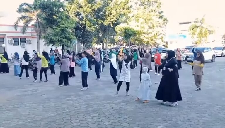 RSUD Andi Makkasau Rutin Gelar Senam Sehat, Jaga Kebugaran Nakes