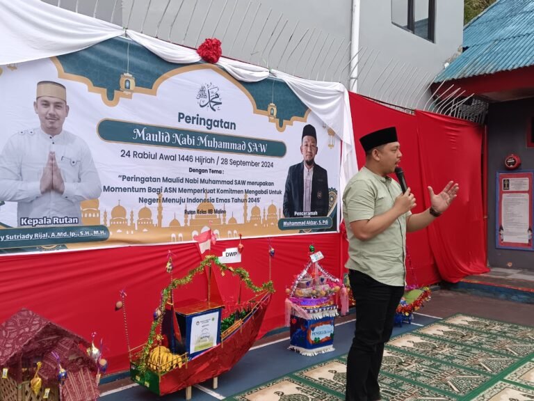 Rutan Kelas IIB Malino Gelar Maulid Rasulullah 1446 Hijriah