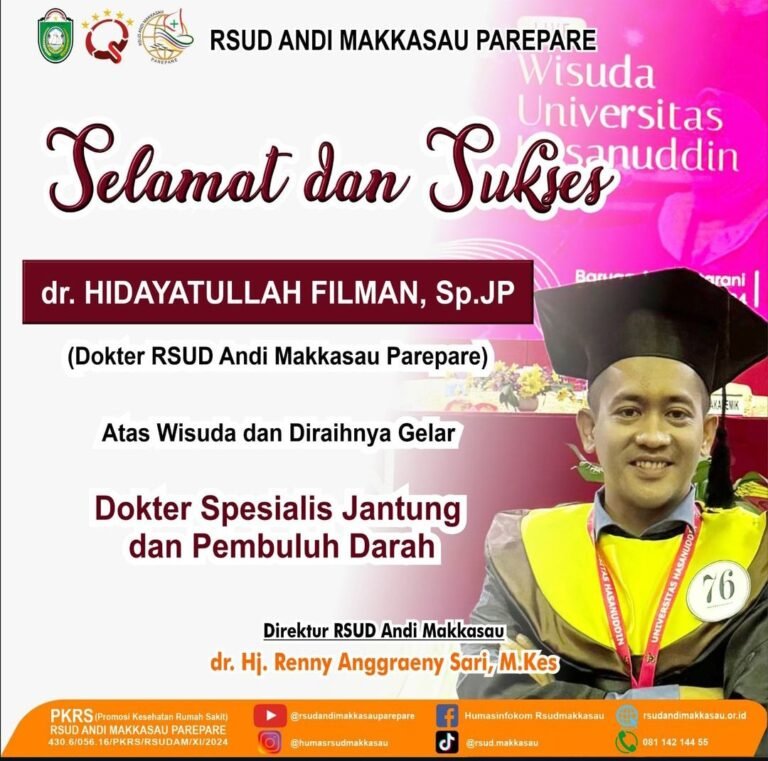 RSUD Andi Makkasau Parepare Kini Miliki Empat Dokter Spesialis Jantung