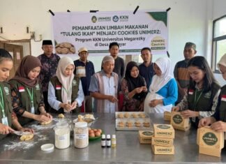 Kreatif! Mahasiswa KKN Unimerz Sulap Limbah Tulang Ikan Katombo Jadi Cookies Bergizi
